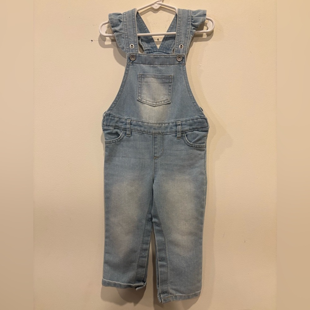 The Children's Place Light Blue Denim Jumpsuit